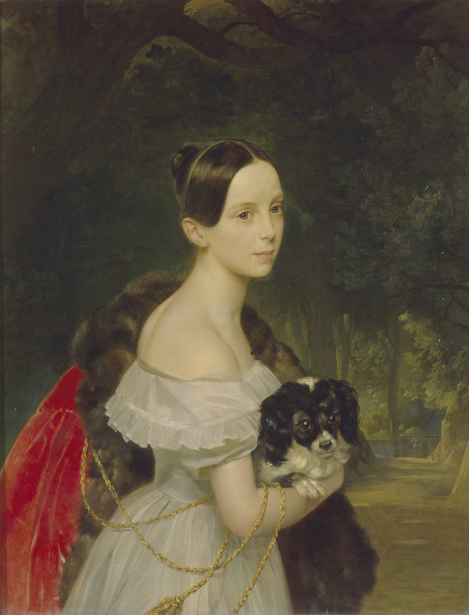 Portrét Uljany M. Smirnové, 1837-1840 od Karl Pavlovich Bryullov