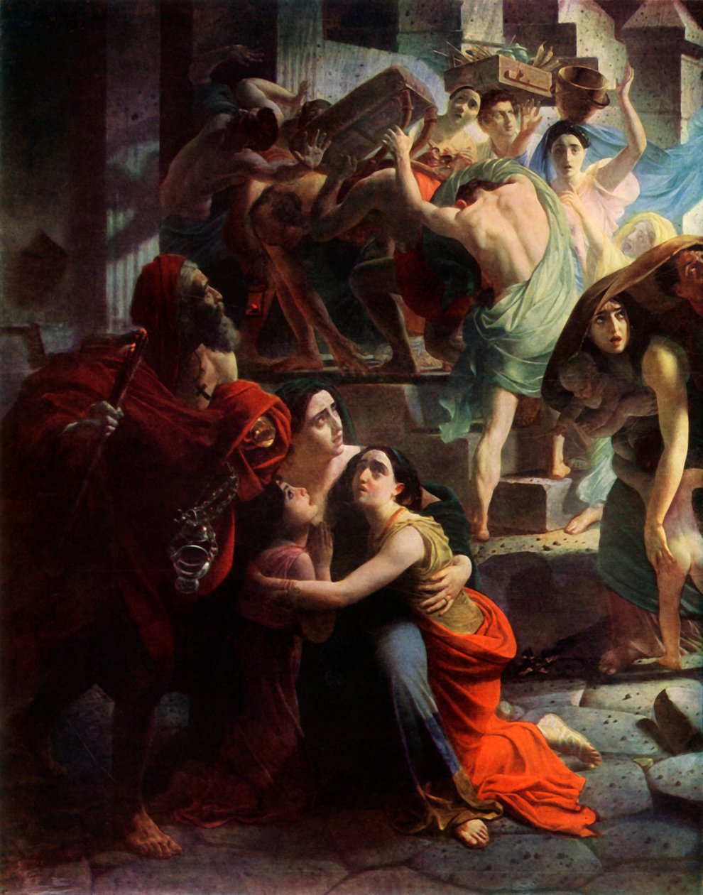 Poslední den Pompejí, 1833, detail, 1965. od Karl Pavlovich Bryullov