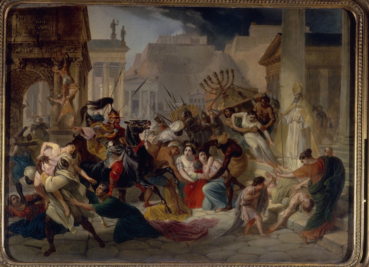Vyhození Říma v letech 455, 1833-35 od Karl Pavlovich Bryullov