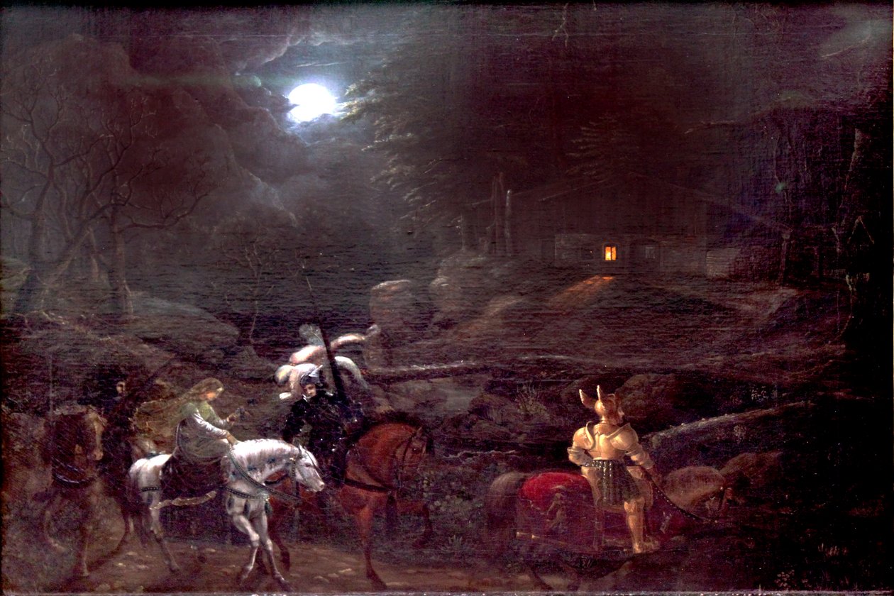 Rytíř před Koehlerhütte od Karl Philipp Fohr