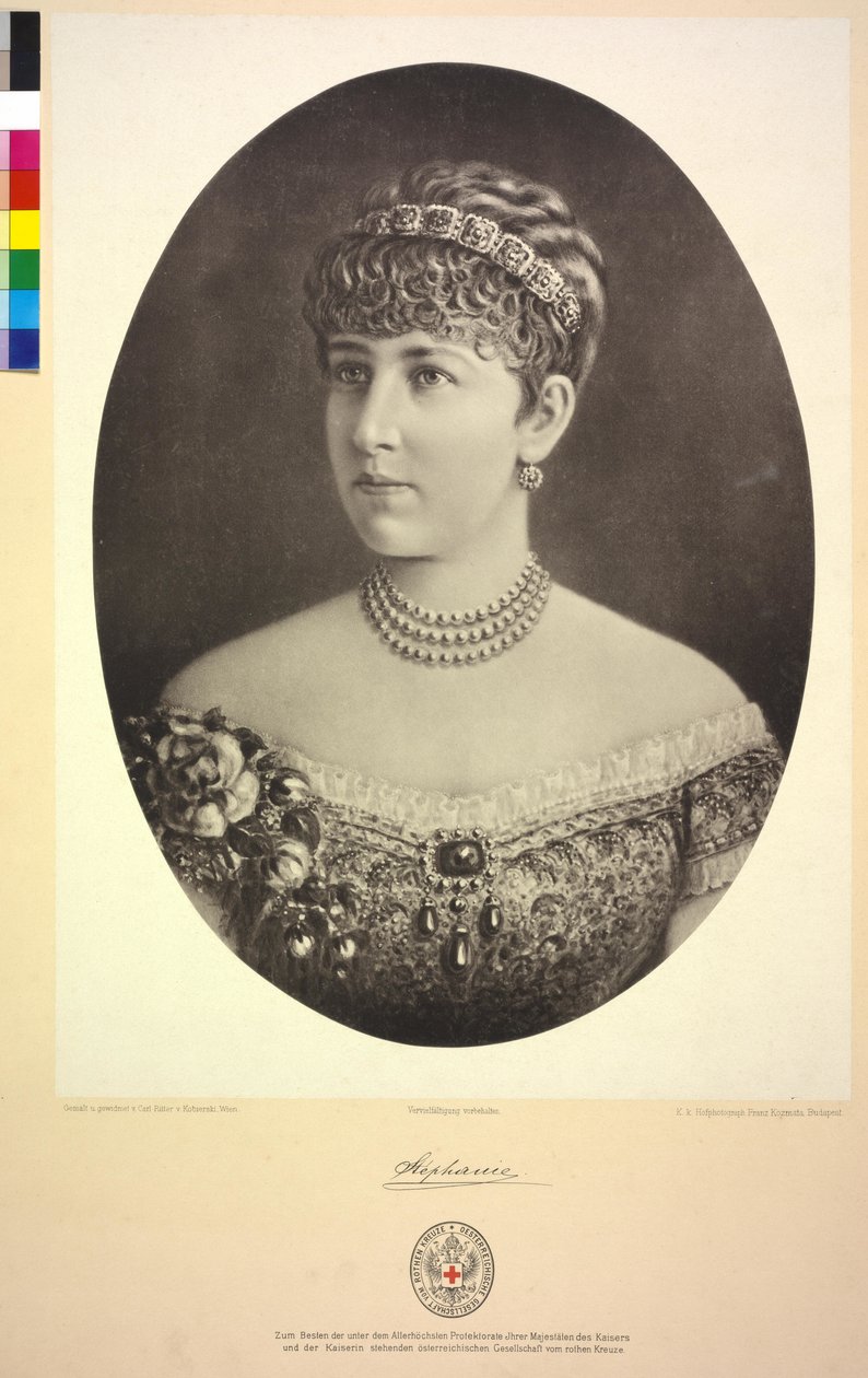 Rakouská korunní princezna Stephanie od Karl Ritter Von Kobierski
