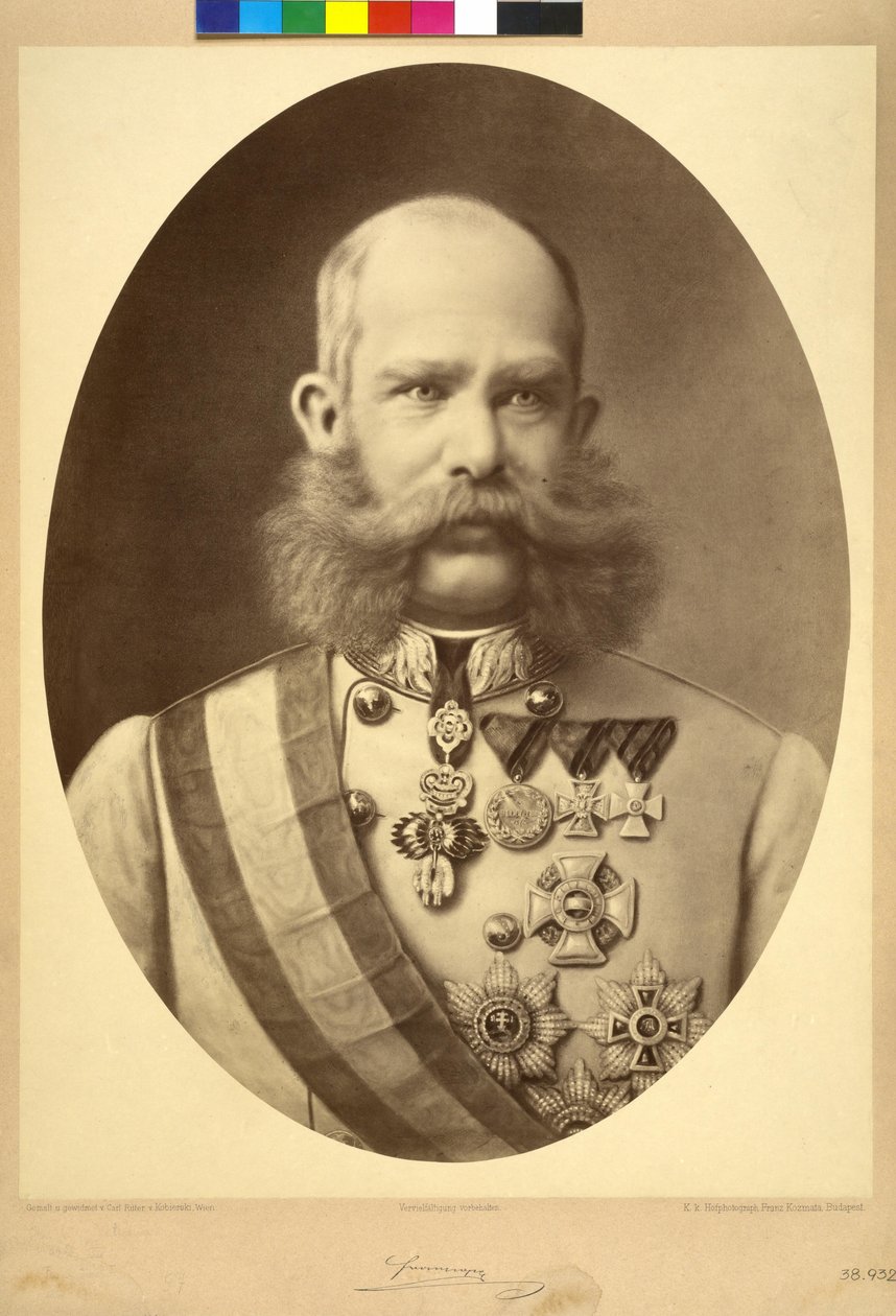 Rakouský císař František Josef I. od Karl Ritter Von Kobierski