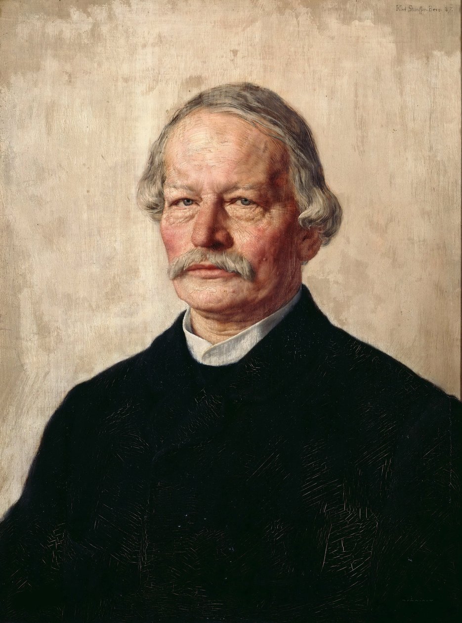 Portrét Gustava Freytaga 1816-1895, 1886-1887. od Karl Stauffer Bern