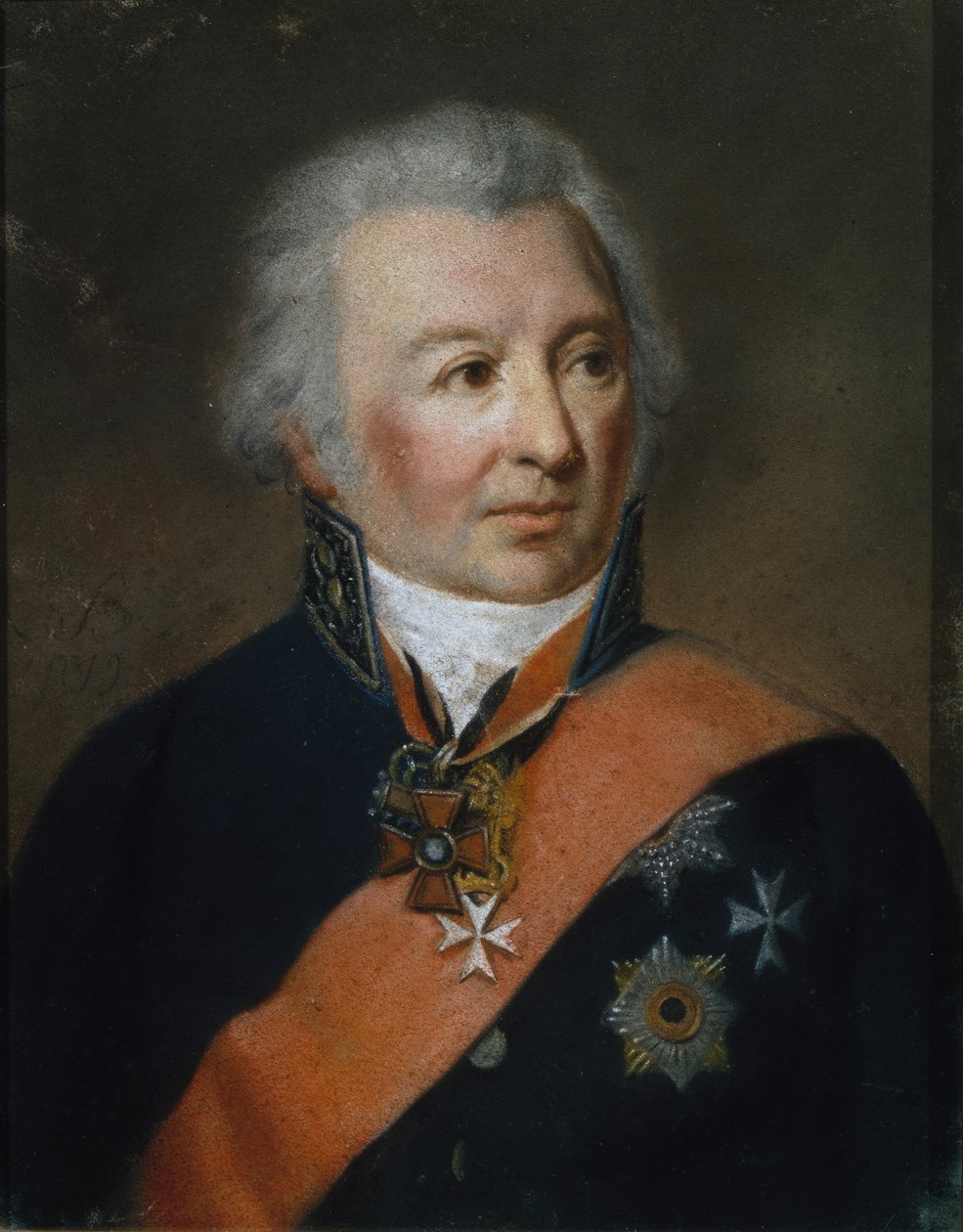 Portrét Alexandra Alexandroviče Sablukova 1749-1828, 1819 od Karl Wilhelm Bardou