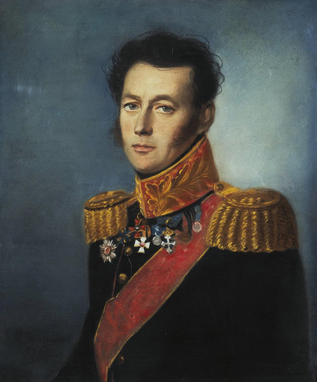 Portrét generála Ivana Skobeleva 1778-1849, 1826 od Karl Wilhelm Bardou