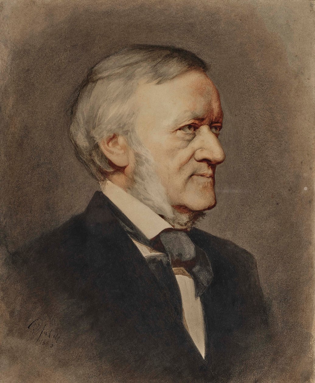 Portrét skladatele Richarda Wagnera 1813-1883, 1883. od Karl Wilhelm Diefenbach