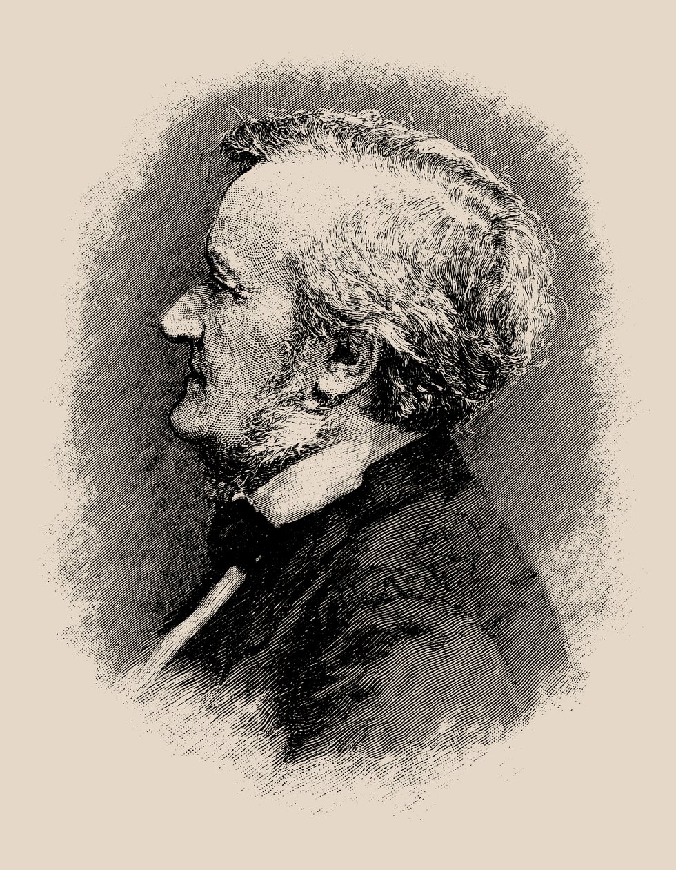 Portrét skladatele Richarda Wagnera 1813-1883, 1900-1910. od Karl Wilhelm Diefenbach