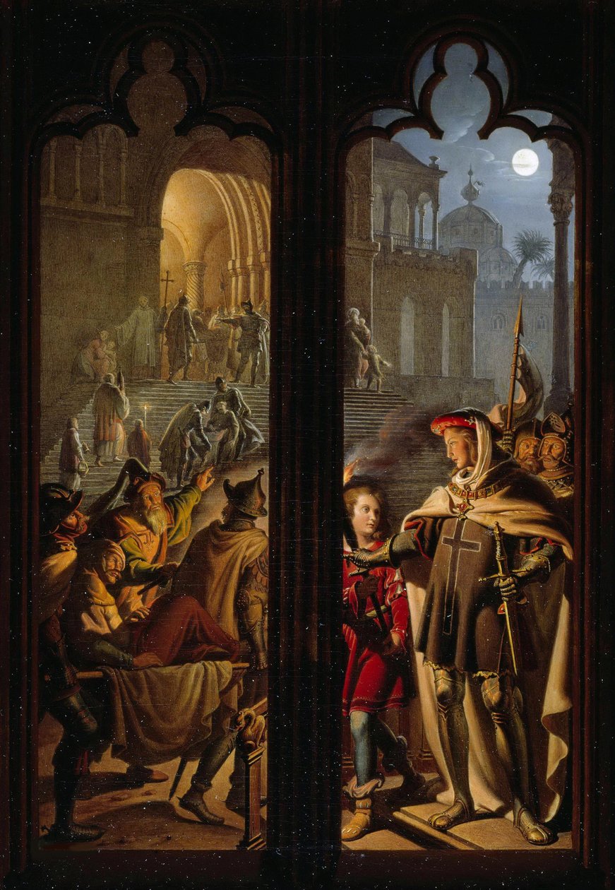 Řád německých rytířů jako řádové v Jeruzalémě, 1824. od Karl Wilhelm Kolbe the Younger