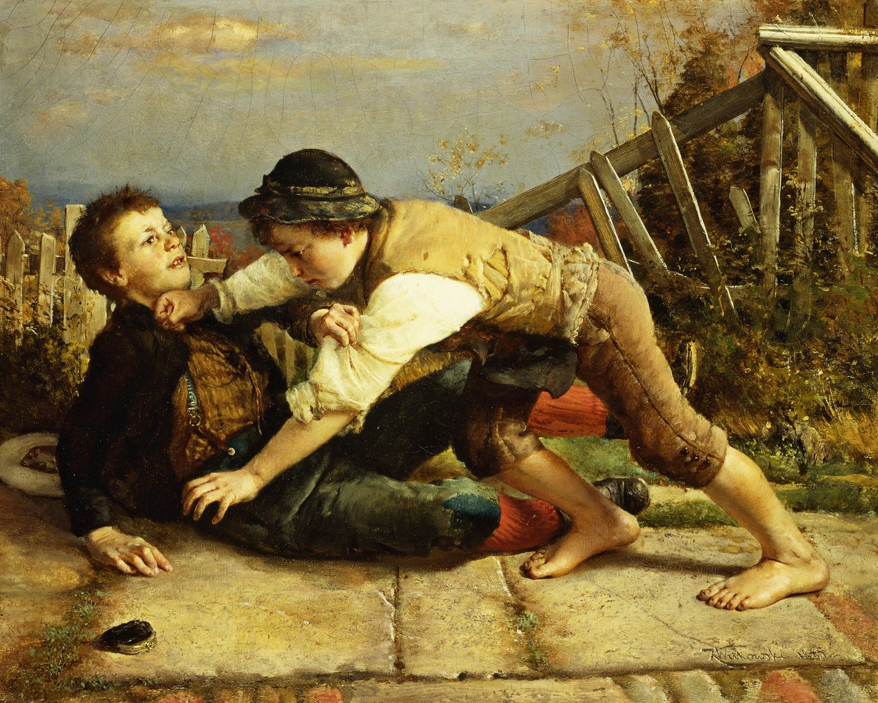Chlapecké žerty, 1885 od Karl Witkowski