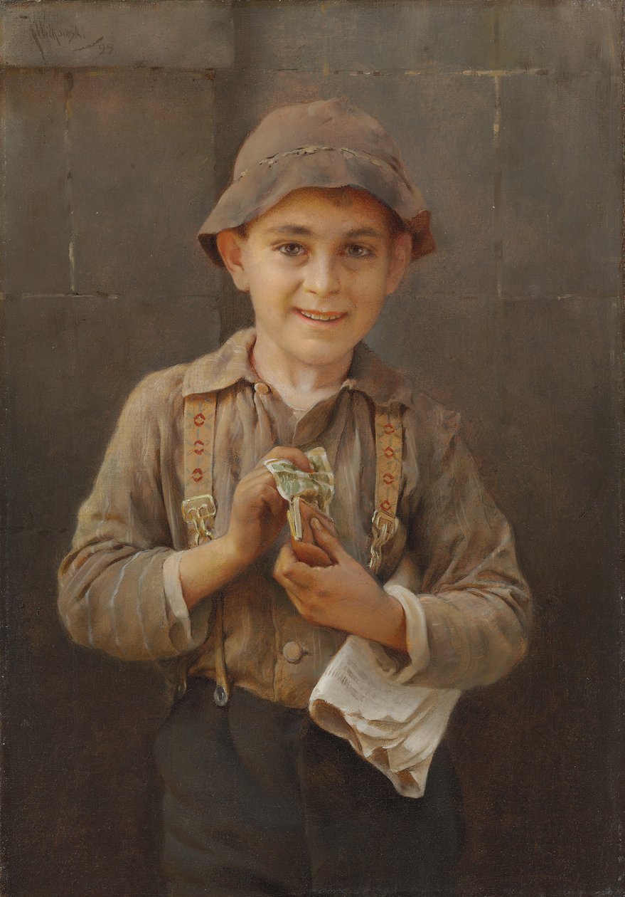 Newsboy, 1899 od Karl Witkowski