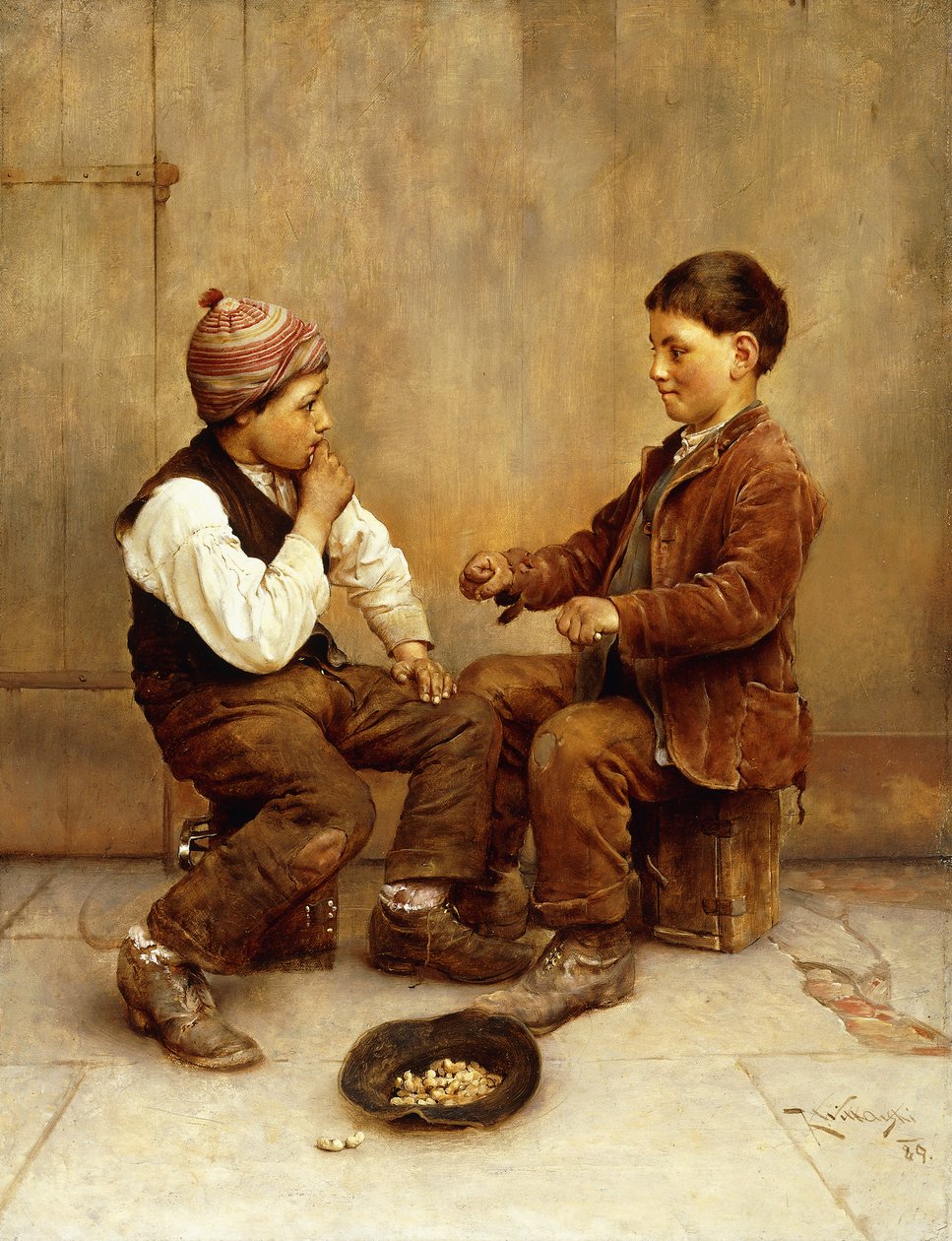 Pick a Hand, 1889 od Karl Witkowski