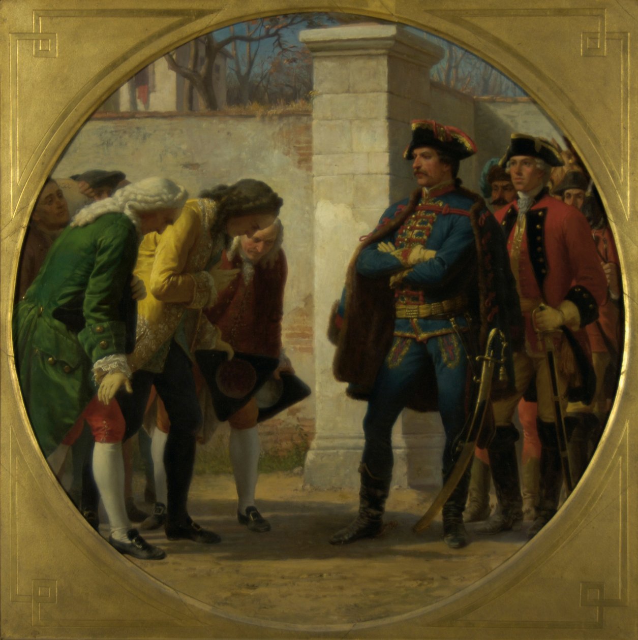 Útok na Berlín v roce 1757 od Karl von Blaas