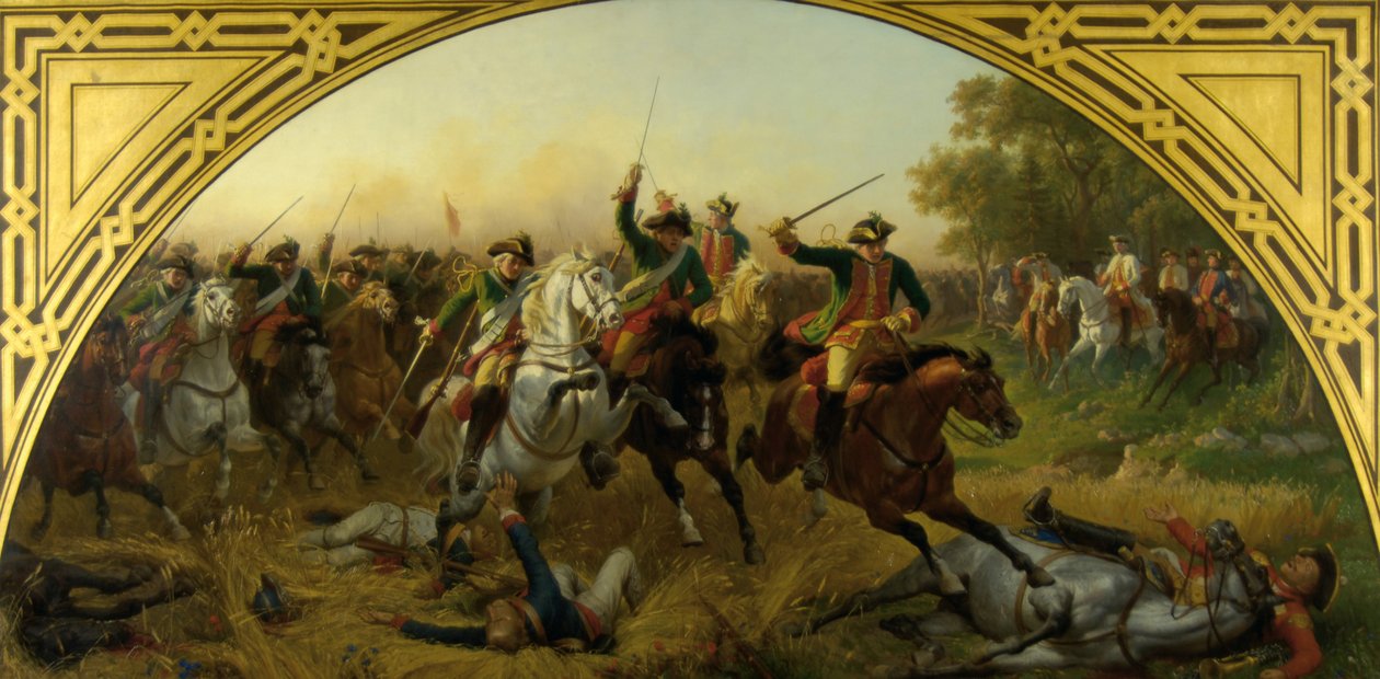 Bitva u Kolína 1757 od Karl von Blaas