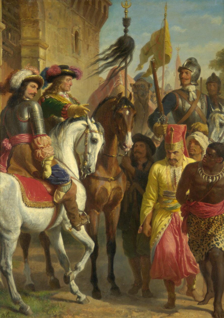 Bitva u Levence 1664 od Karl von Blaas