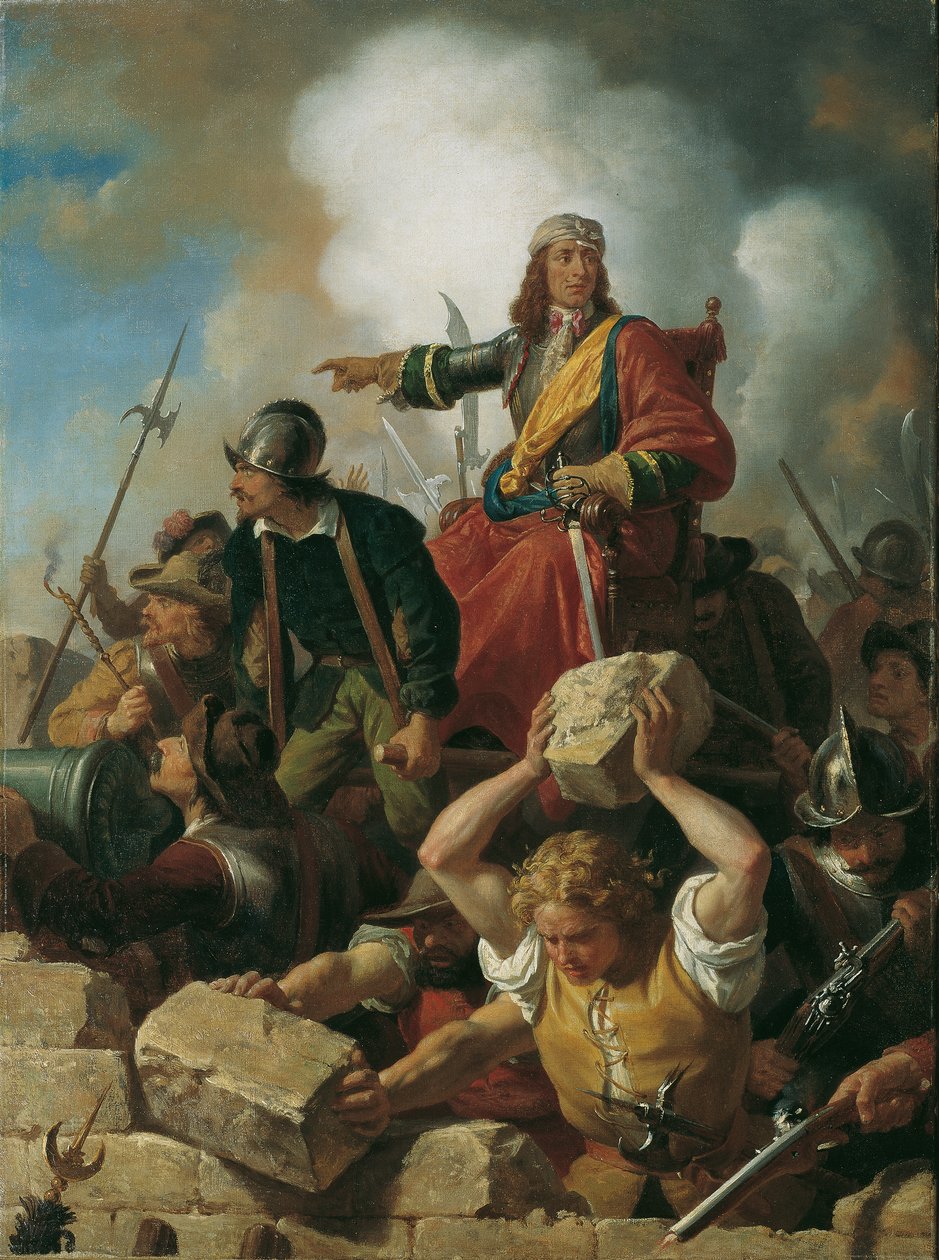 Obrana Vídně proti Turkům v roce 1683 od Karl von Blaas
