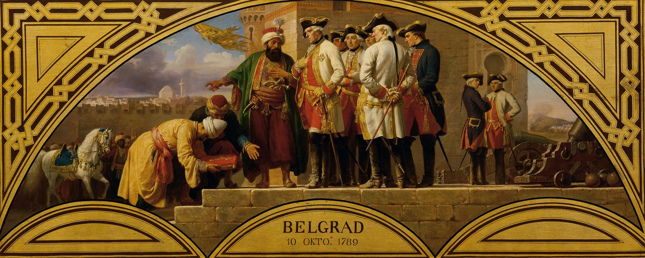 Kapitulace Bělehradu v roce 1789 od Karl von Blaas
