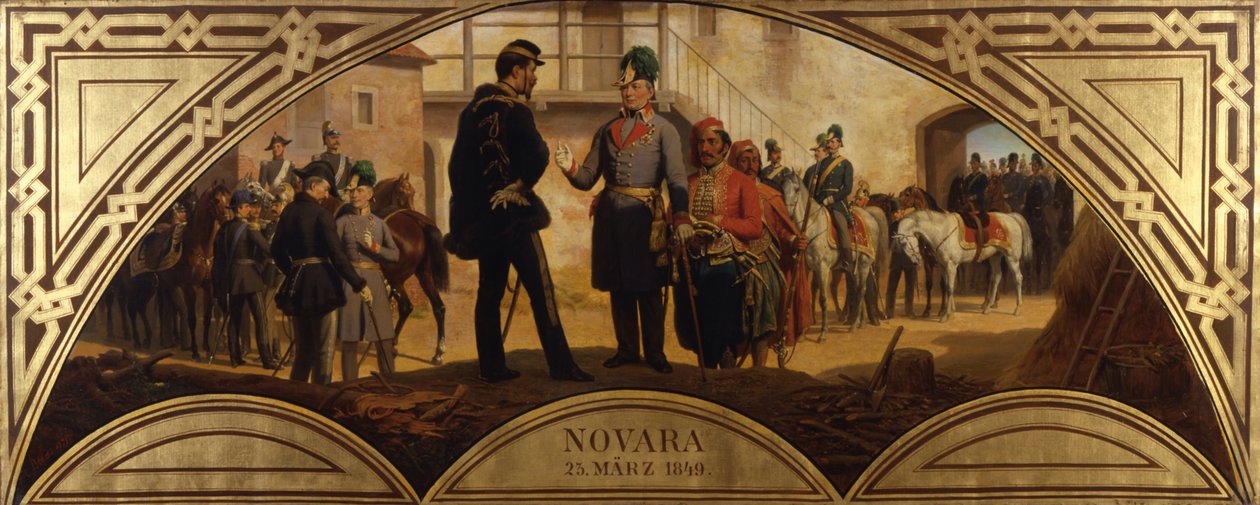 Epizoda po bitvě u Novary 1849 od Karl von Blaas