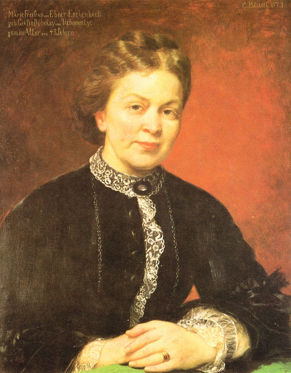 Německy: Marie Freifrau von Ebner-Eschenbach od Karl von Blaas