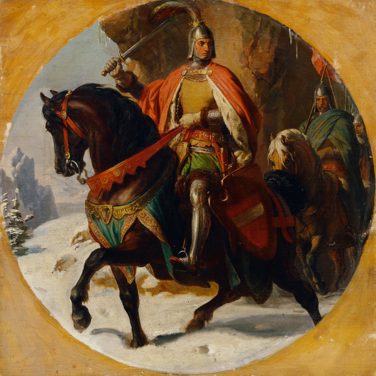 Kampaň Albrechta I. přes Semming 1292 od Karl von Blaas