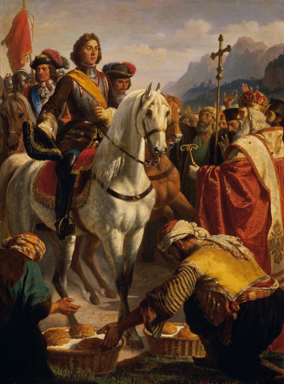 Pochod prince Evžena do Bosny v roce 1697 od Karl von Blaas
