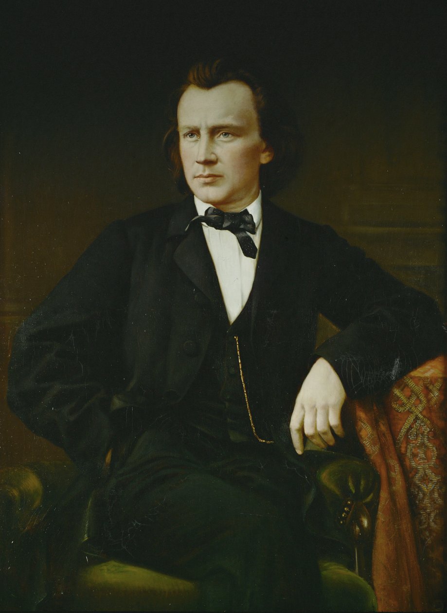 Johannes Brahms (olej na plátně) od Karl von Jagemann