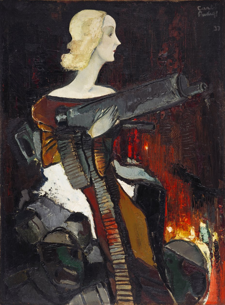 Madonna s kulometem od Karlis Padegs
