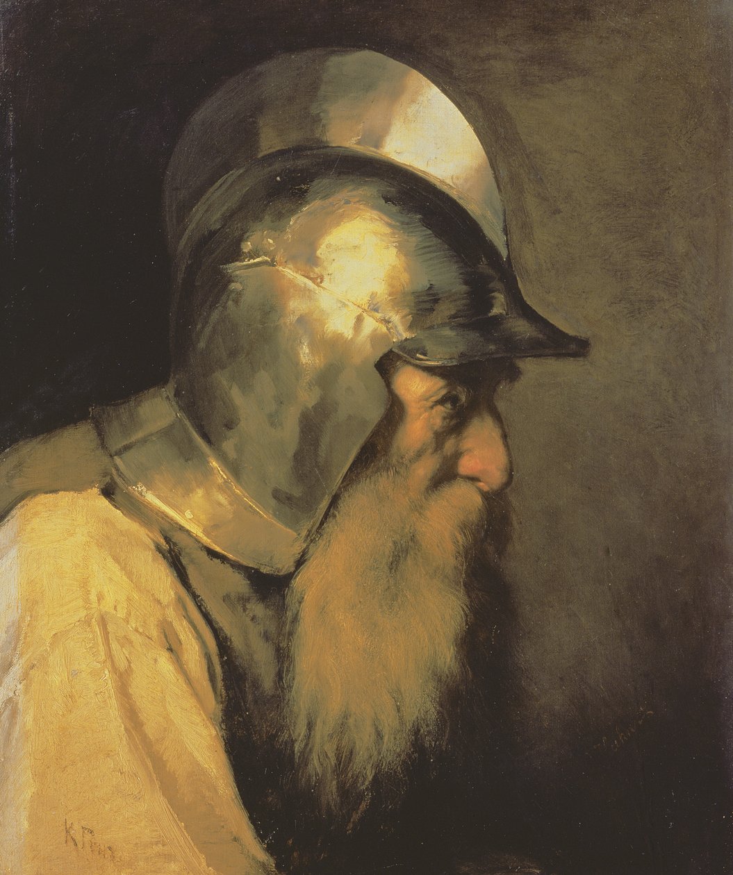 Starý bojovník z doby hugenotů, 1870 od Karlis Fridikh Huns