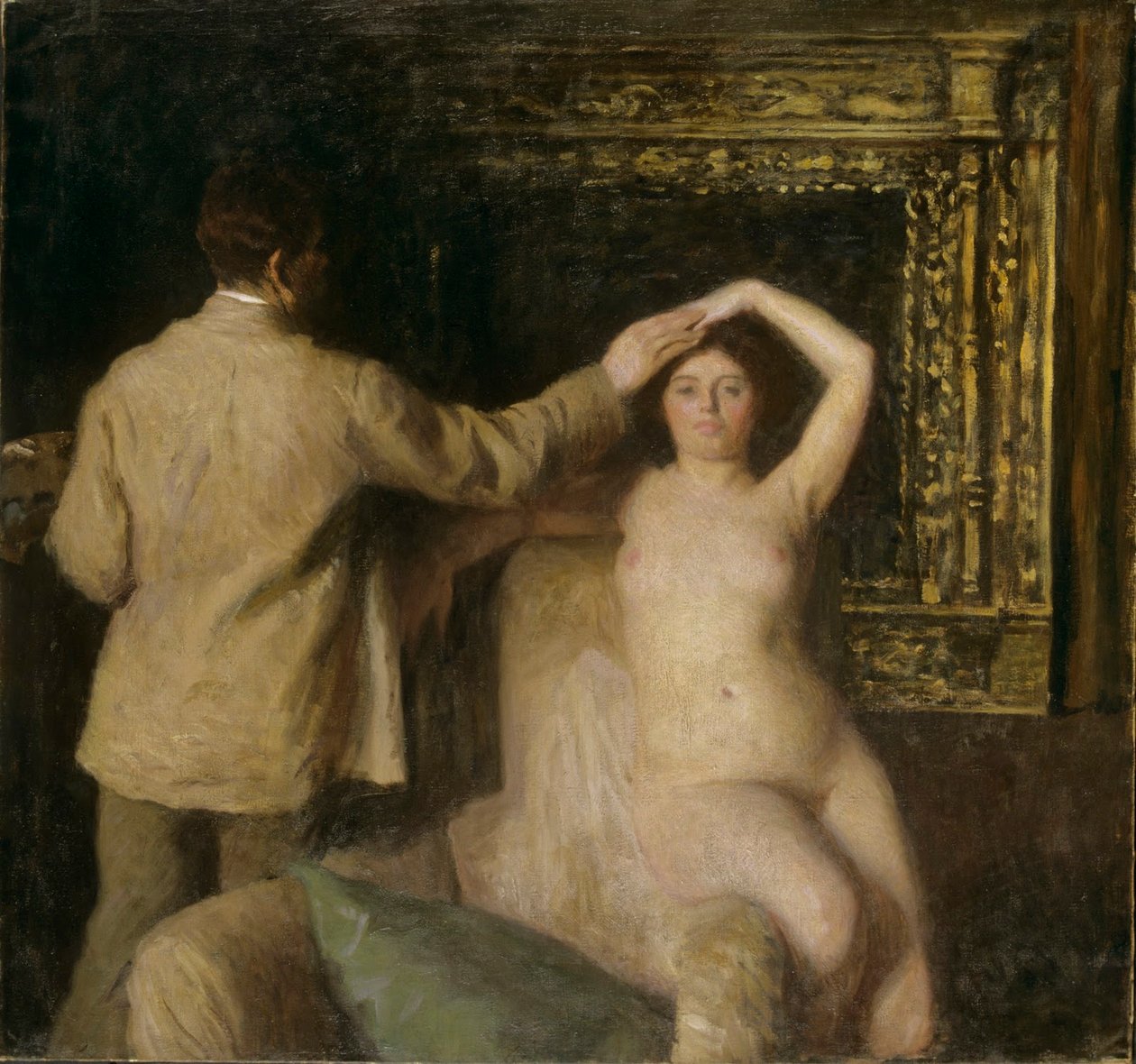 Malíř a model od Károly Ferenczy