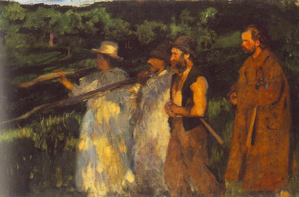 Lesníci vracející se domů od Károly Ferenczy