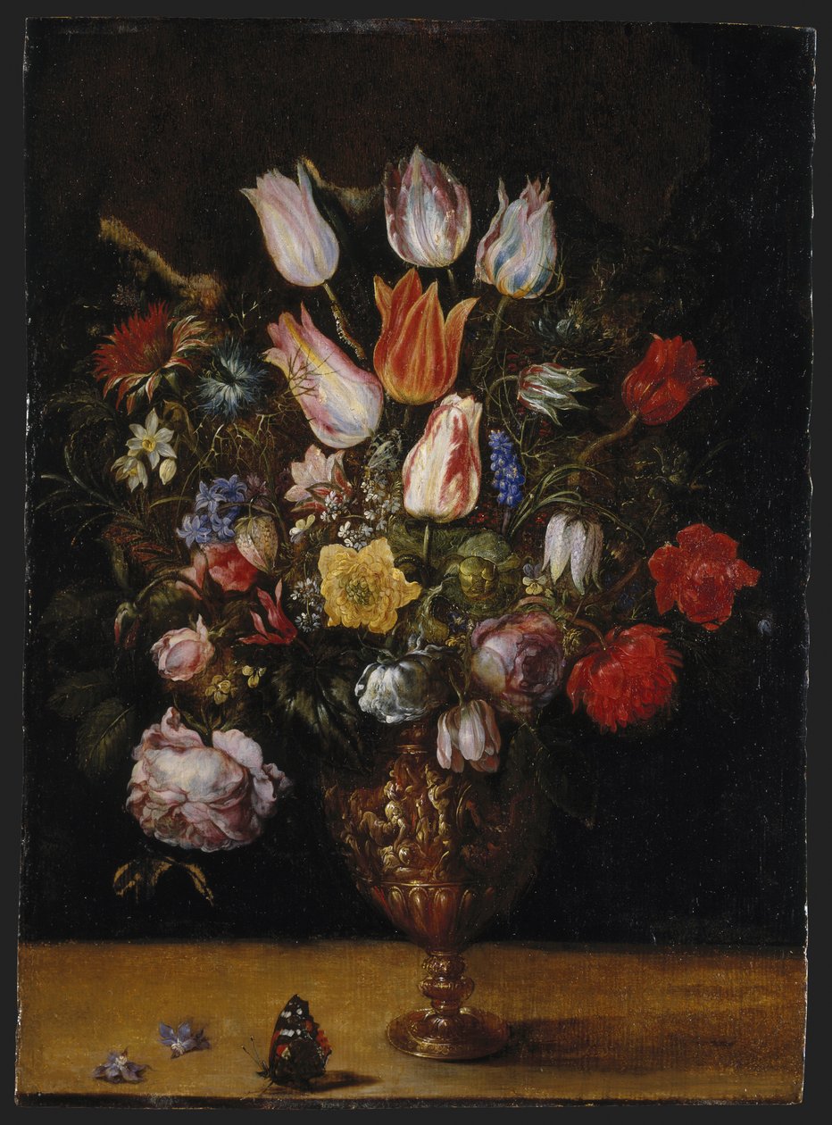 Květiny ve váze od Kasper or Gaspar van den Hoecke