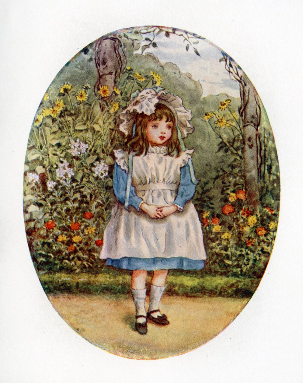 Joan Ponsonby, 1891 od Kate Greenaway. od Kate Greenaway