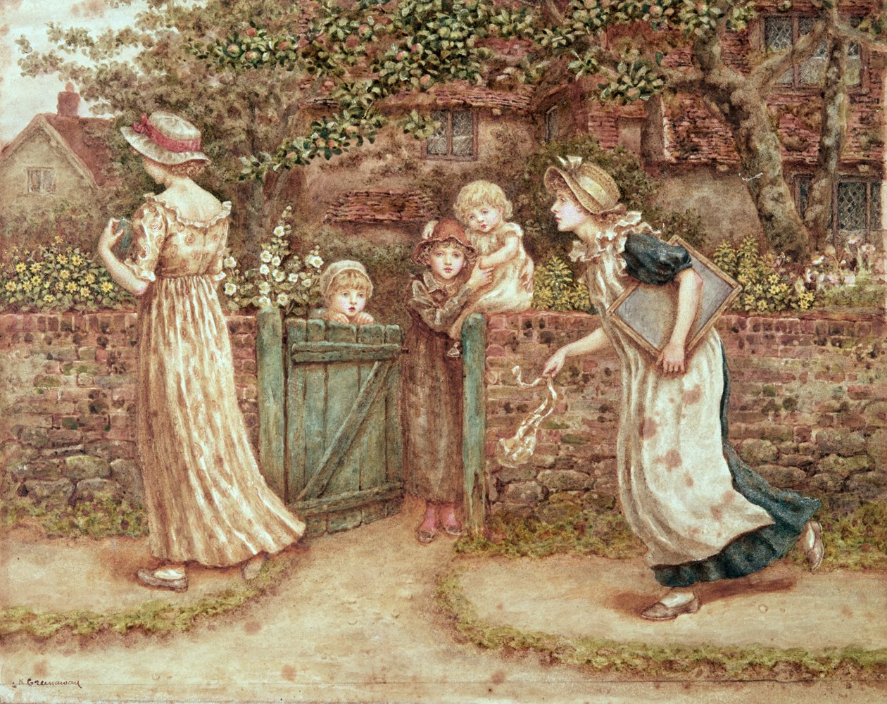 Lucy Locket ztratila kapsu od Kate Greenaway