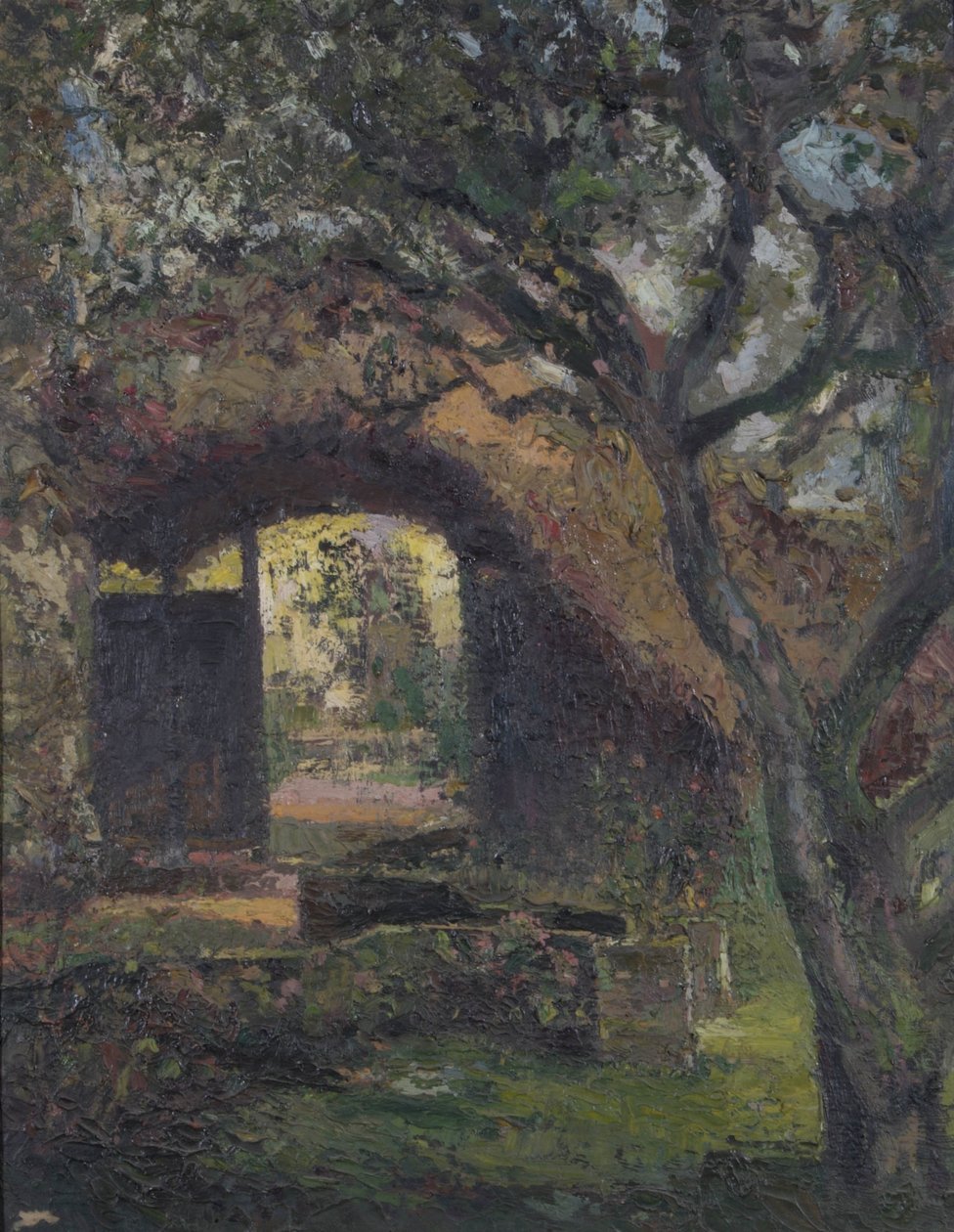 Otevřená brána (olej na plátně) od Kate Blackmore