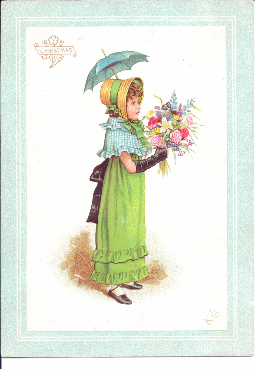 Viktoriánské přání dětí v maškarním tanci, kolem roku 1880 od Kate Greenaway