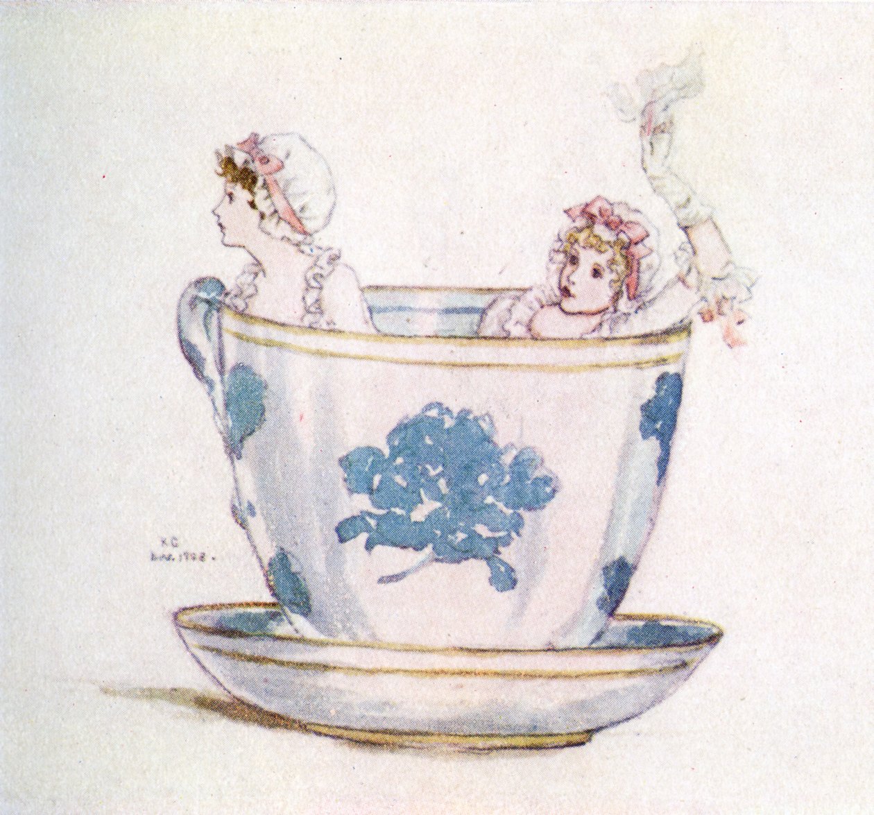 „Klid v šálku čaje“ od Kate Greenaway od Kate Greenaway
