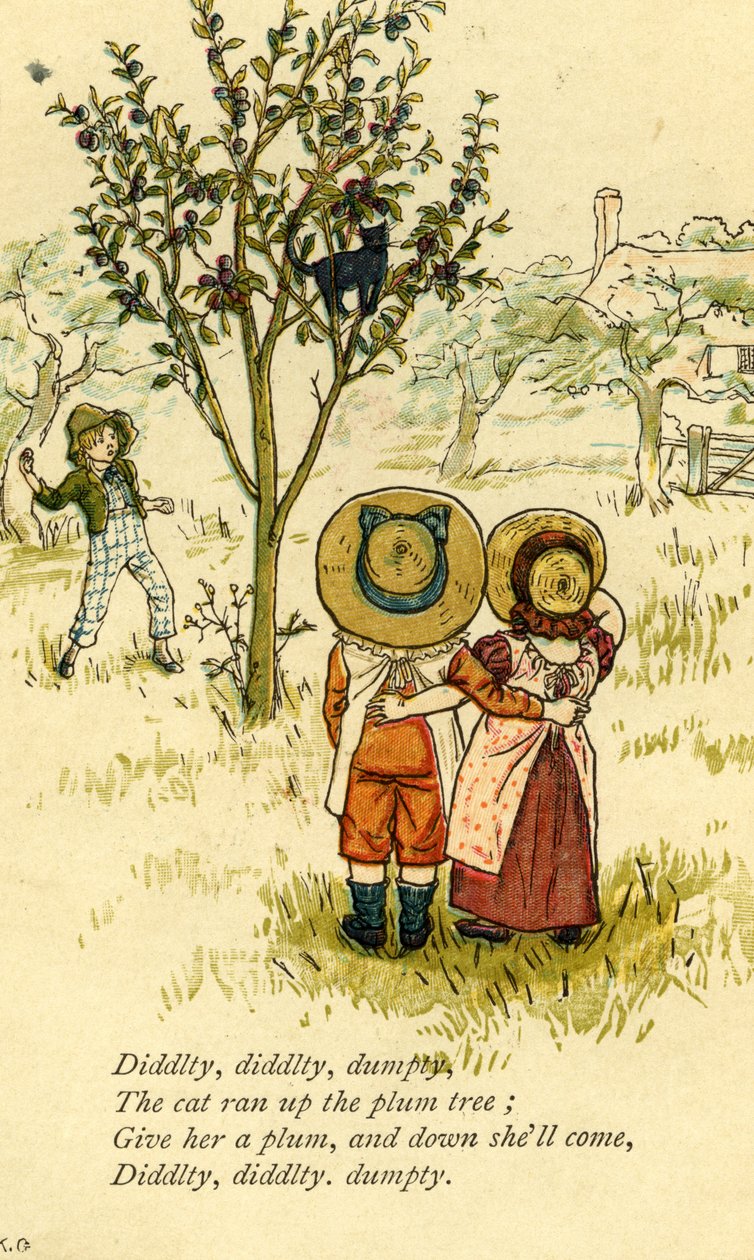 Diddlty diddlty dumpty školka od Kate Greenaway