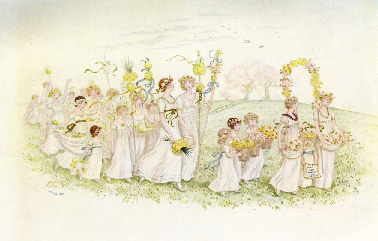 „Šťastný návrat dne“ od Kate Greenaway. od Kate Greenaway
