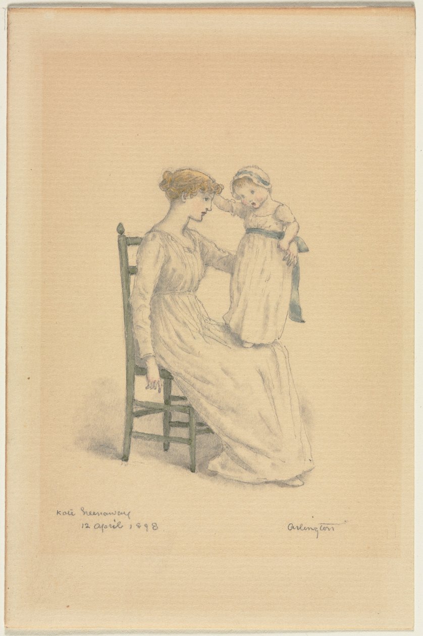 Matka a dítě od Kate Greenaway