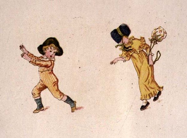 Hraní na miminko z filmu Jeden den v životě dítěte od Kate Greenaway