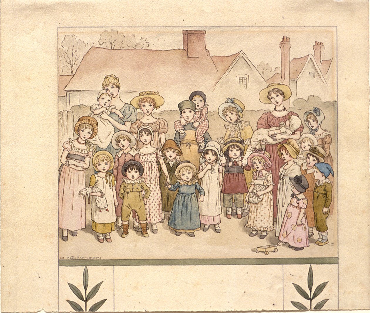 Pouliční představení od Kate Greenaway