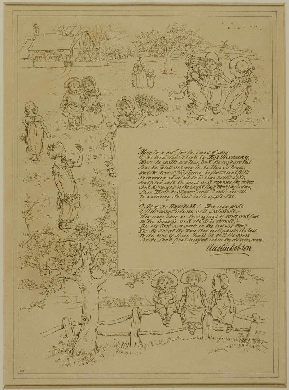 Studium pro domácí krásu od Kate Greenaway