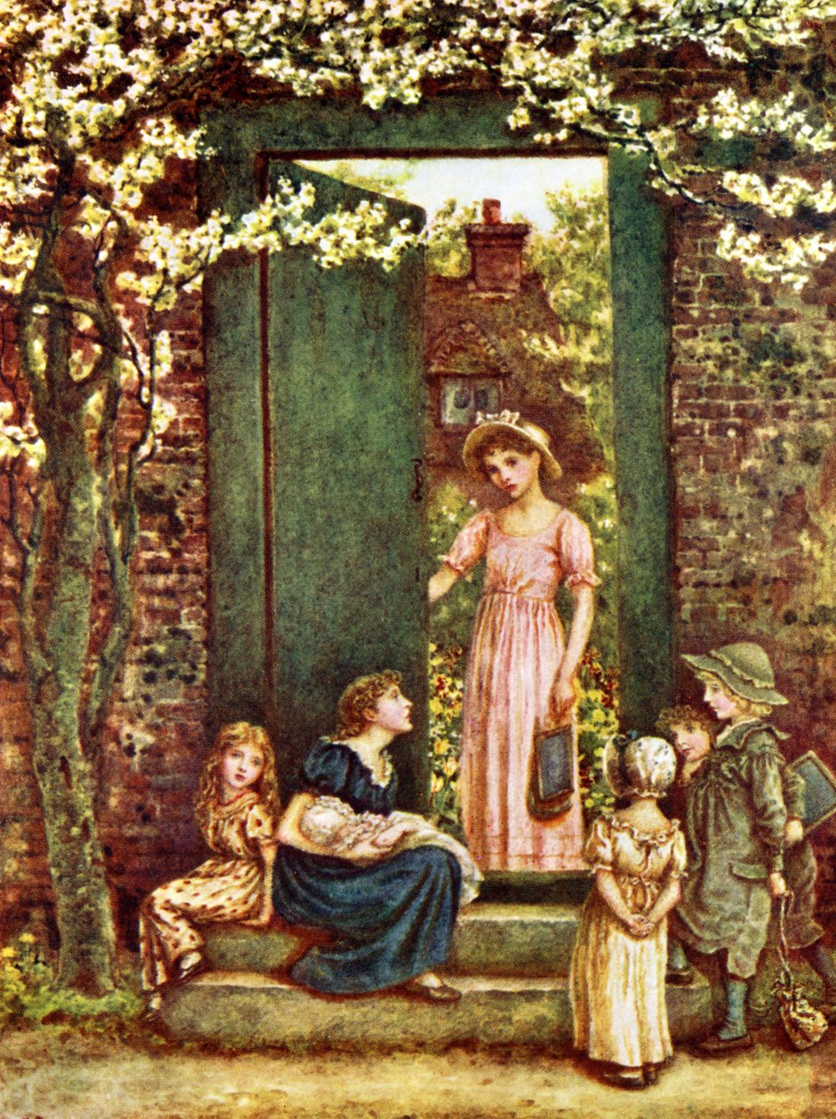 Otevřené dveře od Kate Greenaway od Kate Greenaway