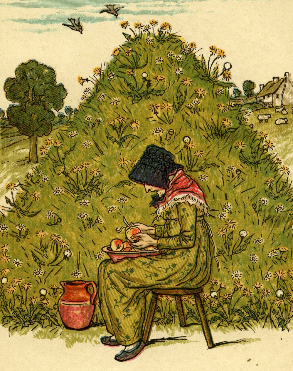 Byl tam starý od Kate Greenaway