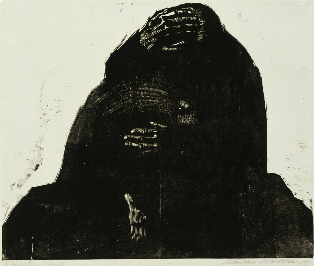 Die Eltern (Rodiče), Číslo III od Käthe Kollwitz
