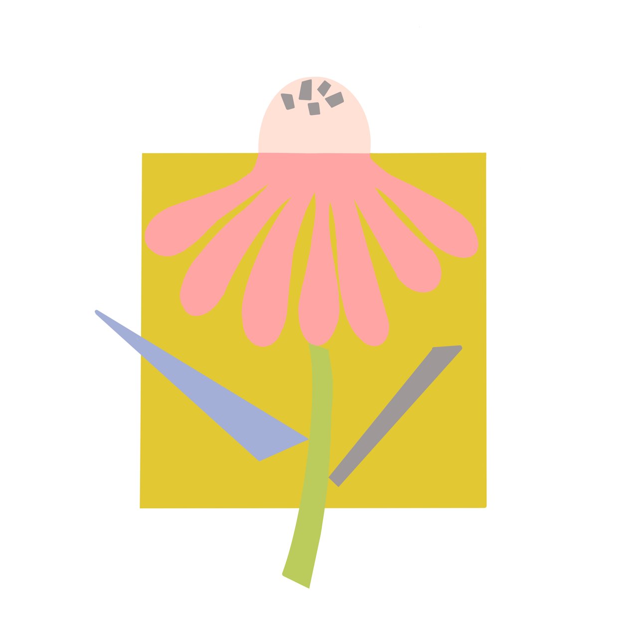 Naděje, 2023 (digitální ilustrace z původní koláže na papíře) od Kathy Dunaway