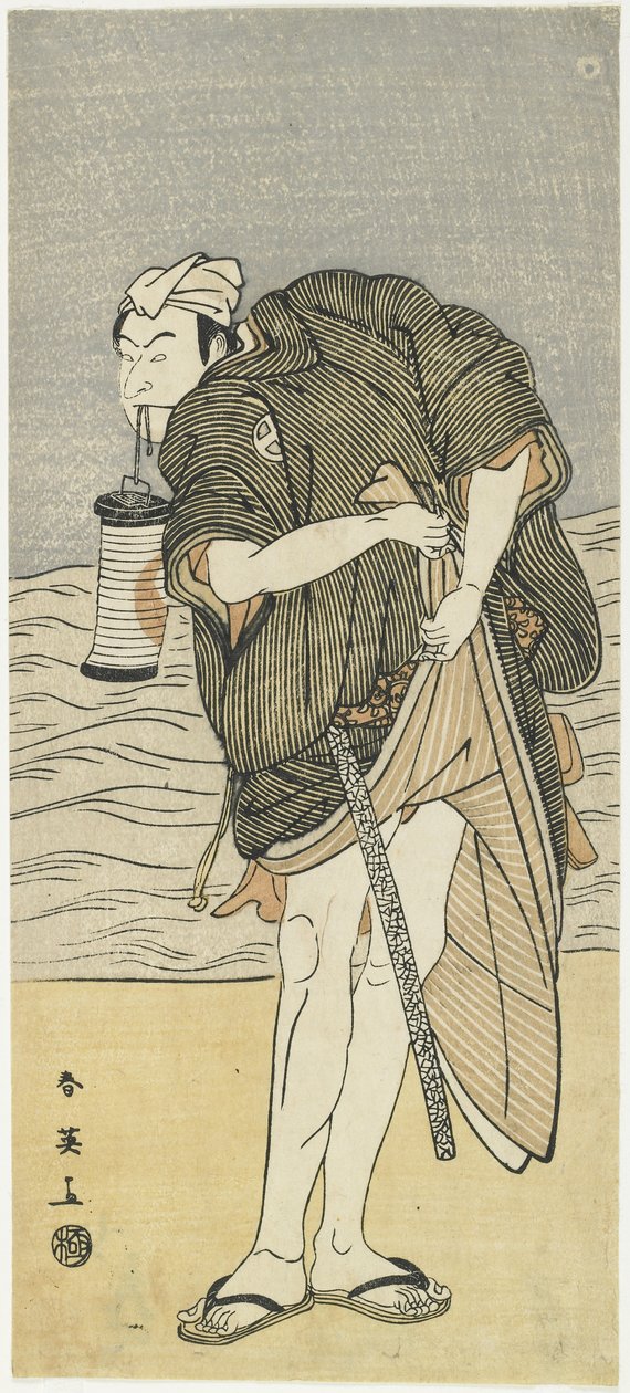 O_tani Oniji III as Niki Bennosuke, 1792 od Katsukawa Shun
