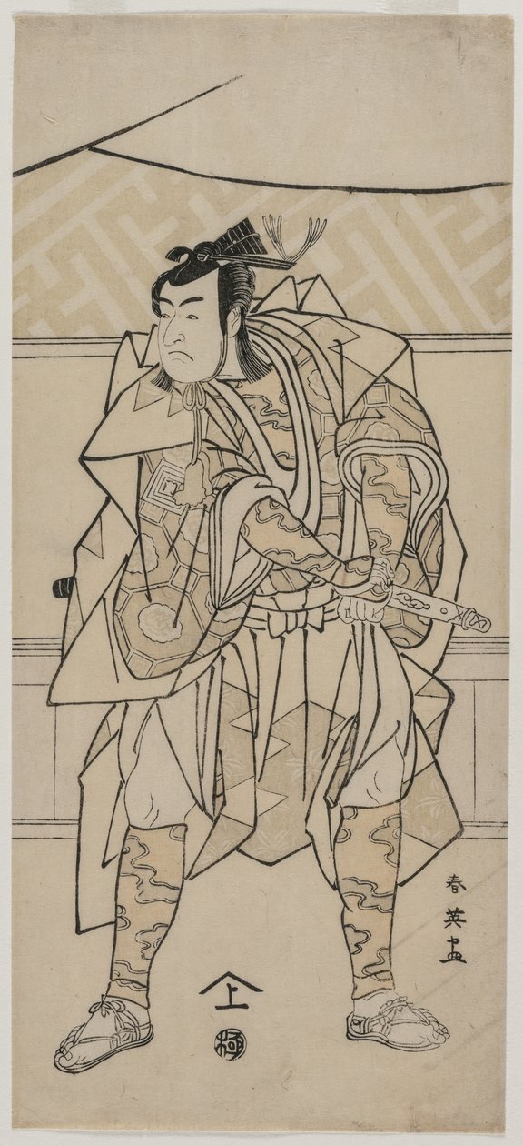 Ichikawa Monnosuke Dobrý jako samuraj od Katsukawa Shunei