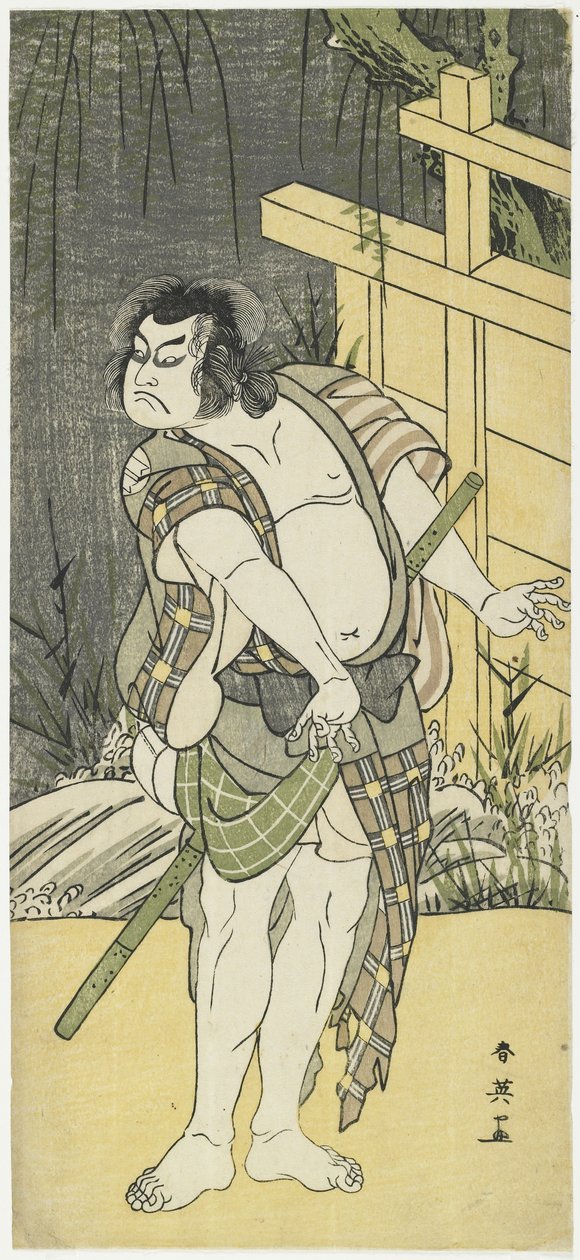 Sakata Hangoro _ Ii Jako Tamba no Suketaro _, 1791 od Katsukawa Shun