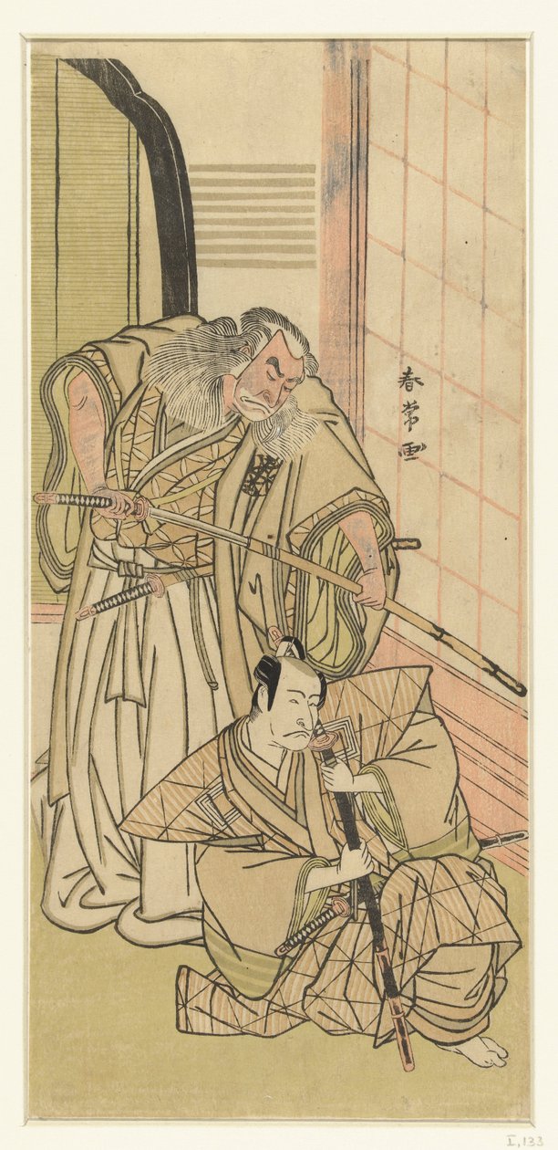 Herci Nakamura Nakazo I a Ichikawa Danjuro V als edellieden od Katsukawa Shunjo