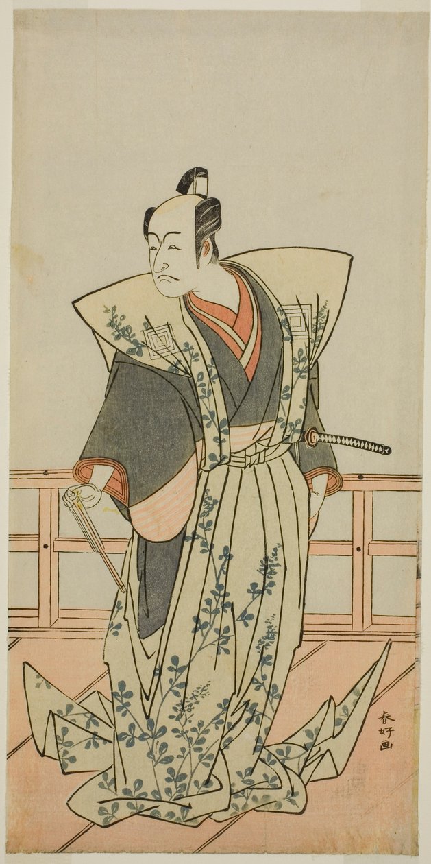 Herec Ichikawa Danjuro V v neznámé roli od Katsukawa Shunkо̄